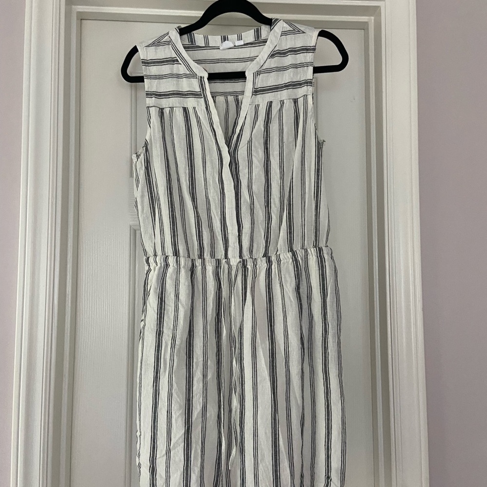 5 for $20🎉 Gap Linen Striped Dress Small